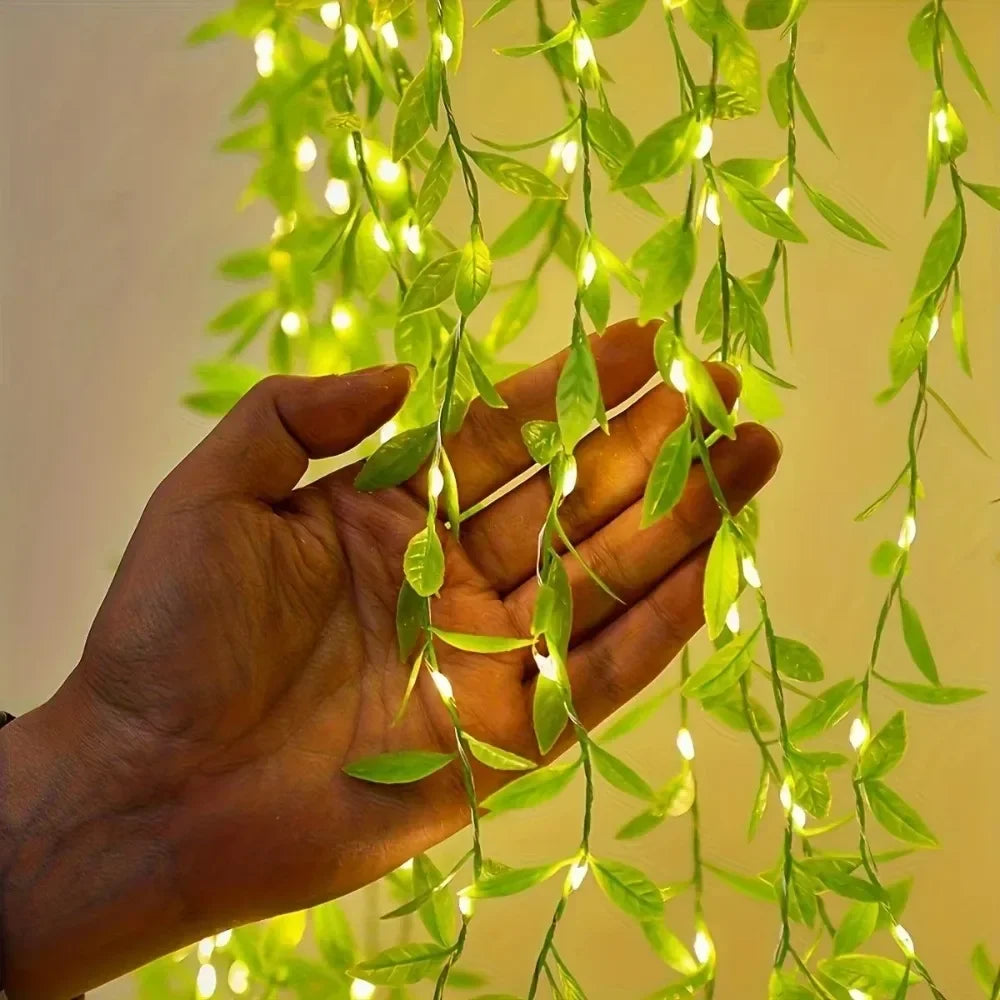LED Willow Leaf String Lights
