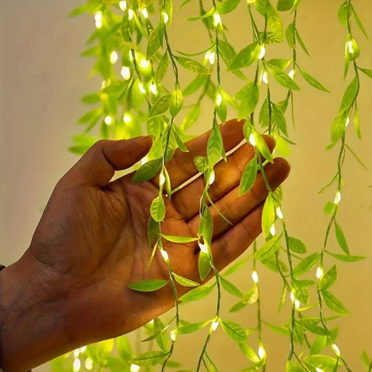 LED Willow Leaf String Lights