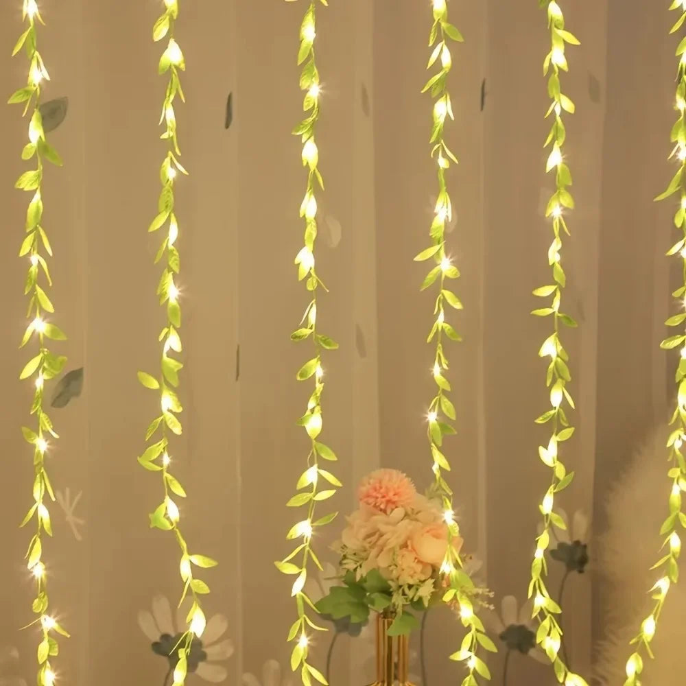 LED Willow Leaf String Lights